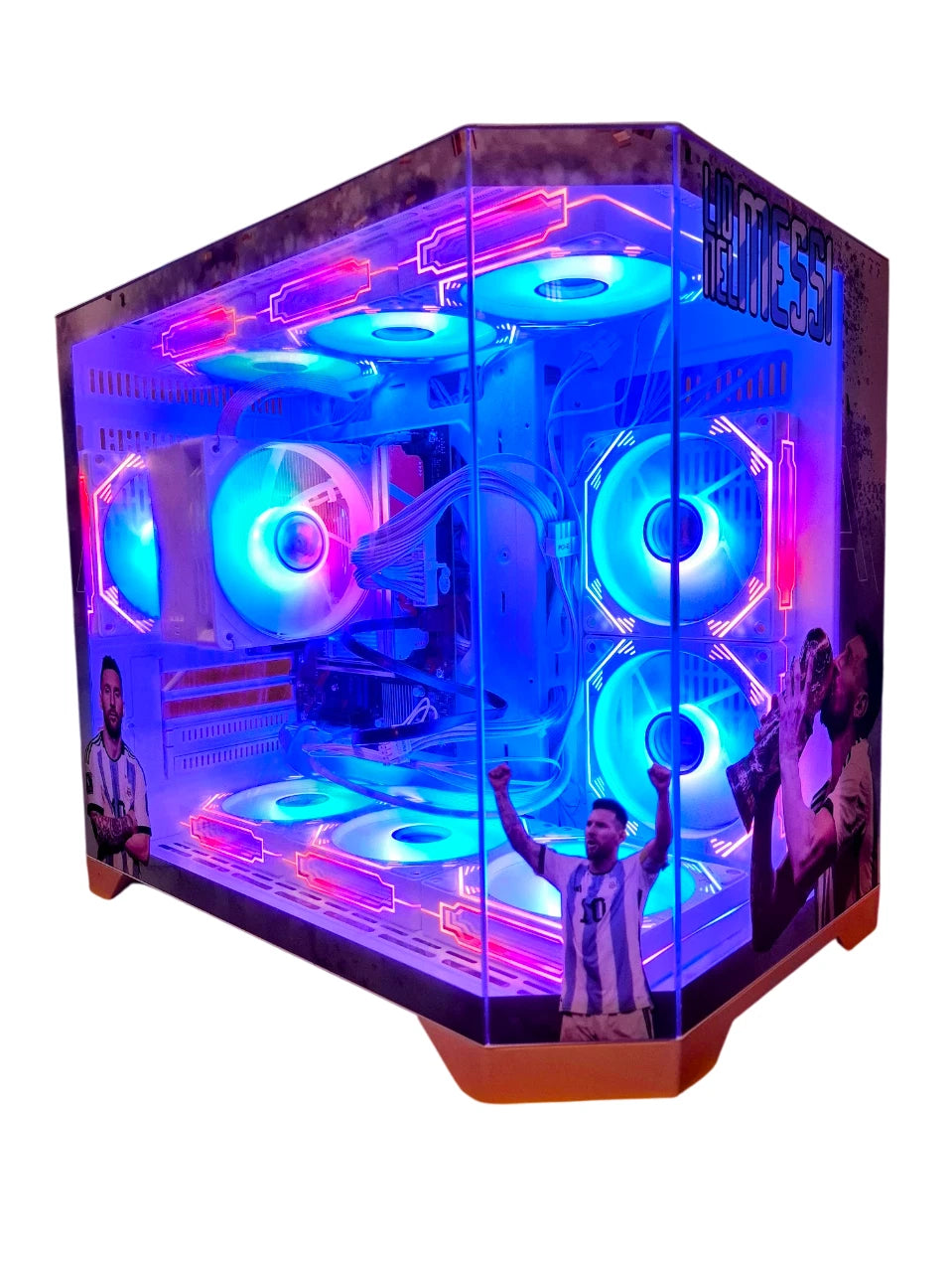 Gaming PC AMD Ryzen 7 7800X3D 32GB Lionel Messi Windows 11 Pro SSD - GPU Hub
