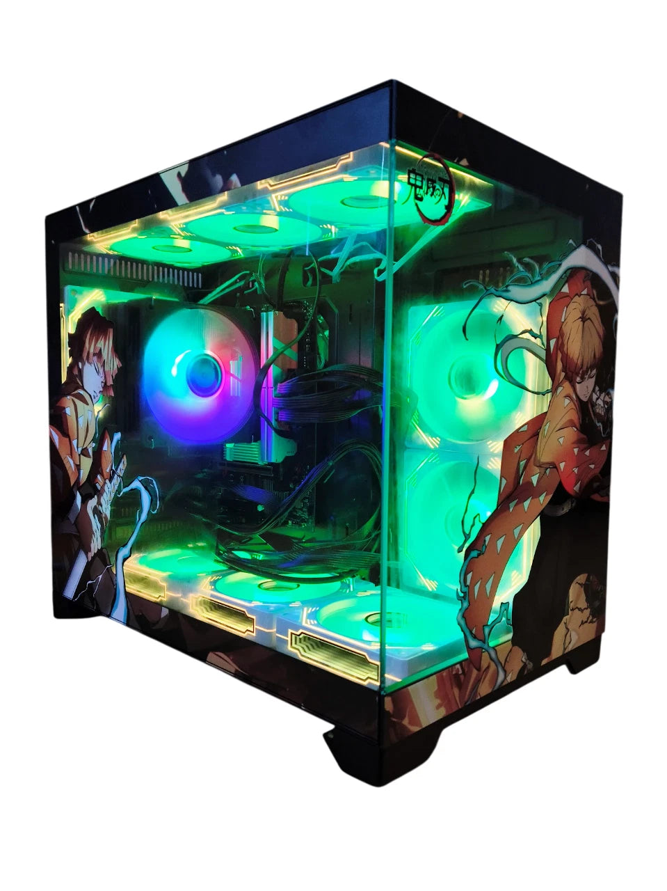 Gaming PC AMD Ryzen 7 7800X3D 32GB Demon Slayer Zenitsu Agatsuma Windows 11 Pro - GPU Hub