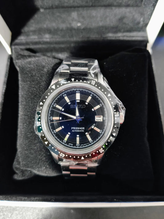 Seiko Presage Automatic Mens Watch Black Wristwatch - GPU Hub