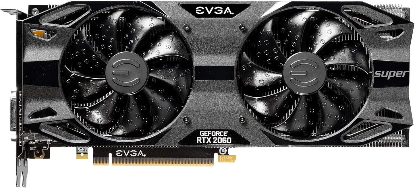 RTX 2060 Super Graphics card 8GB Nvidia GeForce Gaming GPU Ray tracing VR EVGA (Used)