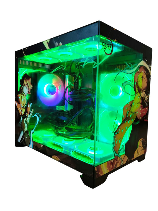 Gaming PC AMD Ryzen 7 7800X3D 32GB Demon Slayer Zenitsu Agatsuma Windows 11 Pro - GPU Hub