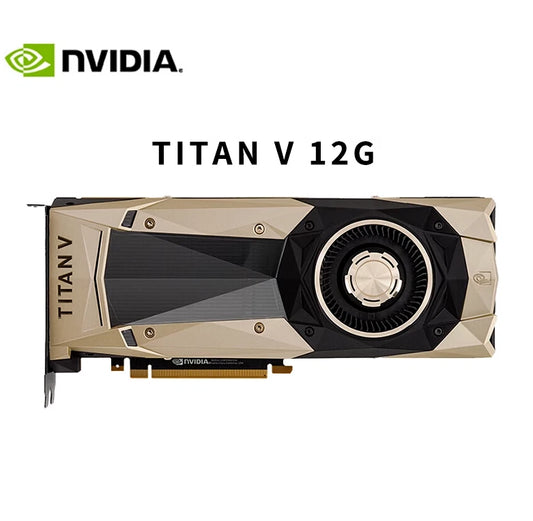 Nvidia TITAN V 12GB Graphics card Gaming Deep Learning Scientific Computing - GPU Hub
