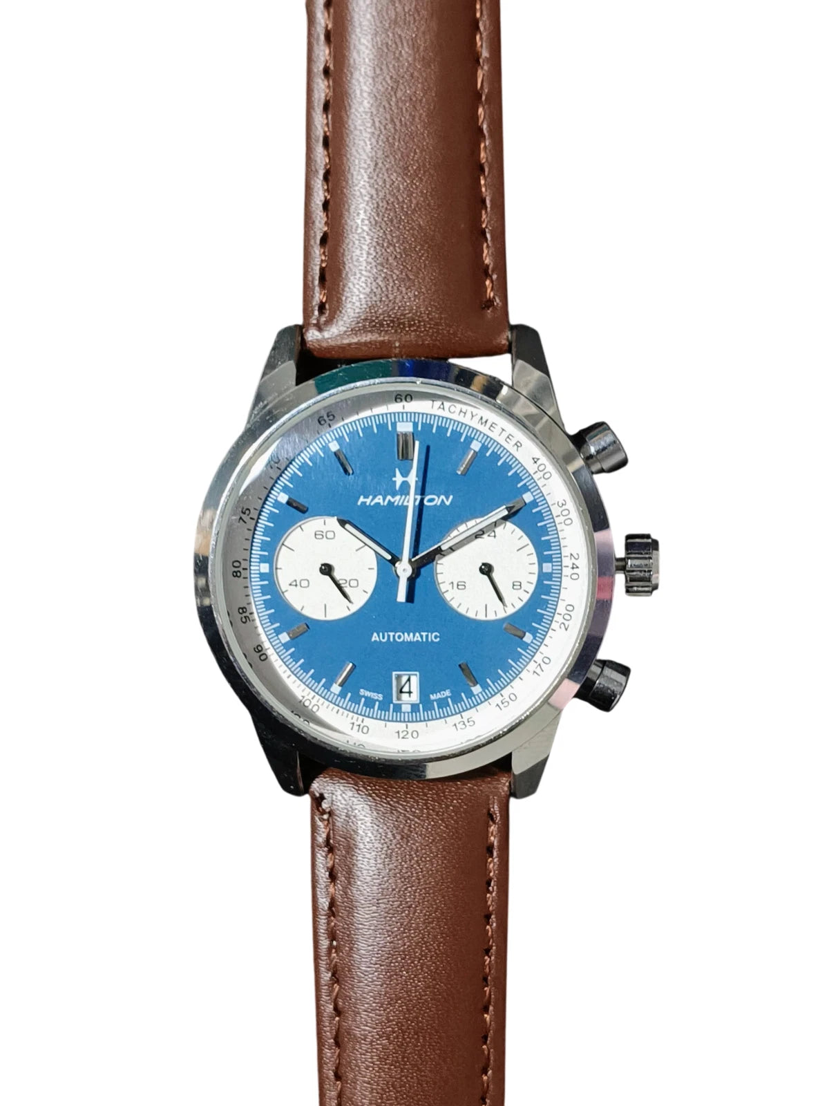 Hamilton Watch Mens Unisex Blue Wristwatch