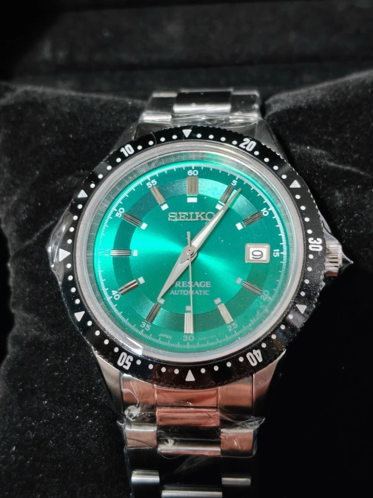 Seiko Presage Automatic Mens Watch Green Wristwatch - GPU Hub