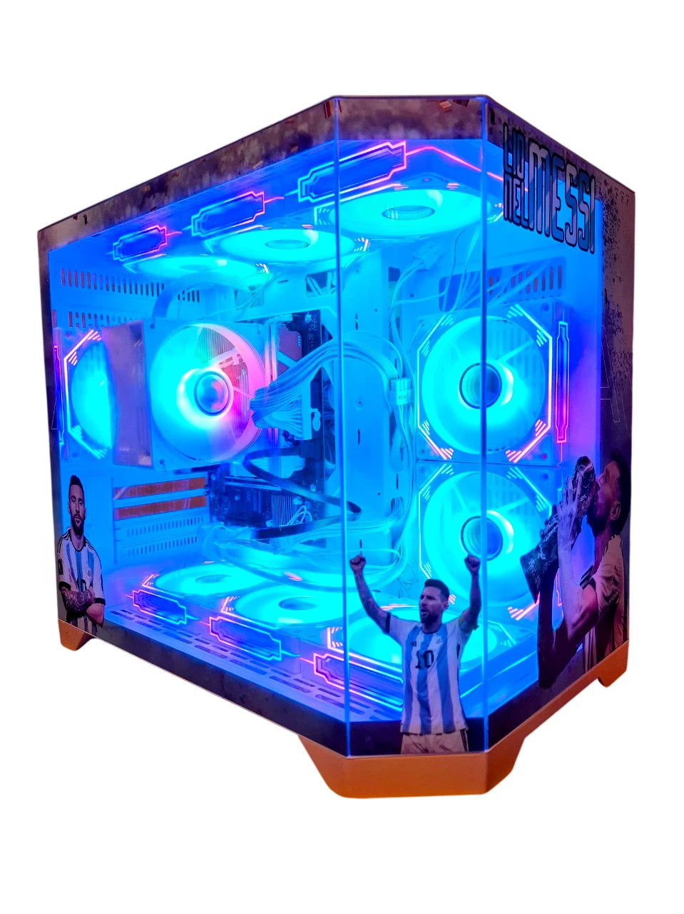 Gaming PC AMD Ryzen 7 7800X3D 32GB Lionel Messi Windows 11 Pro SSD - GPU Hub