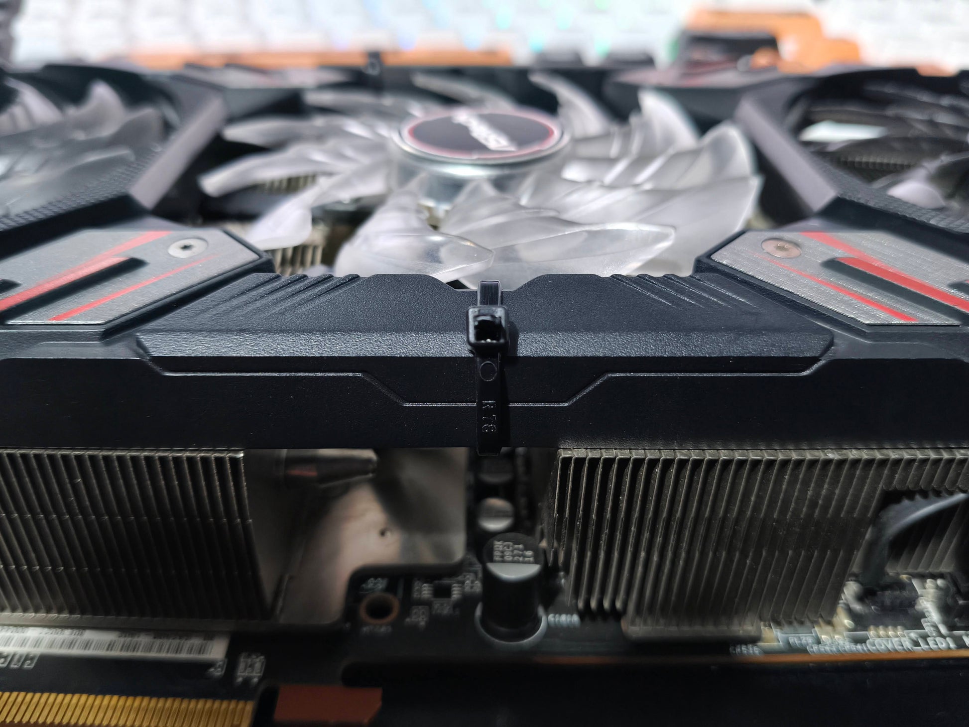 RX 6800 16GB Graphics card AMD Radeon VR FSR ASRock Phantom Gaming D OC (Loose/broken cooler joint fixed by cable tie) - GPU Hub