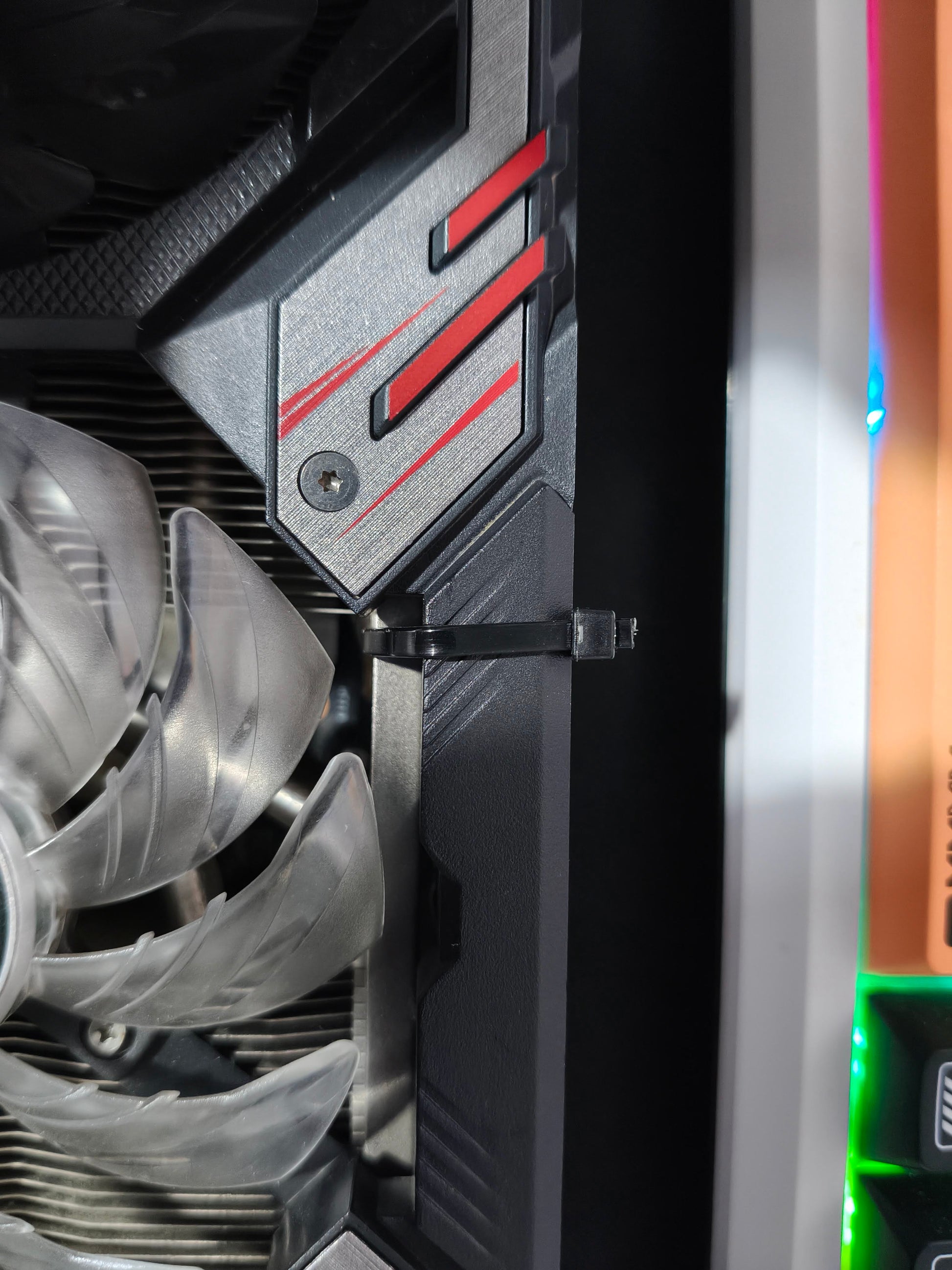 RX 6800 16GB Graphics card AMD Radeon VR FSR ASRock Phantom Gaming D OC (Loose/broken cooler joint fixed by cable tie) - GPU Hub