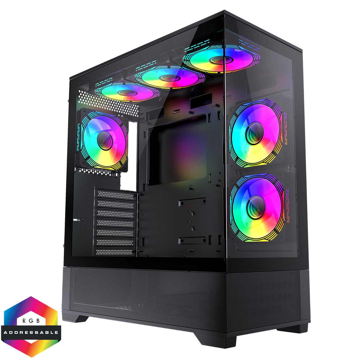 Gaming PC AMD Ryzen 7800X3D 7500F 5800X 5700X i7 Windows 11 Pro SSD WiFi No GPU - GPU Hub