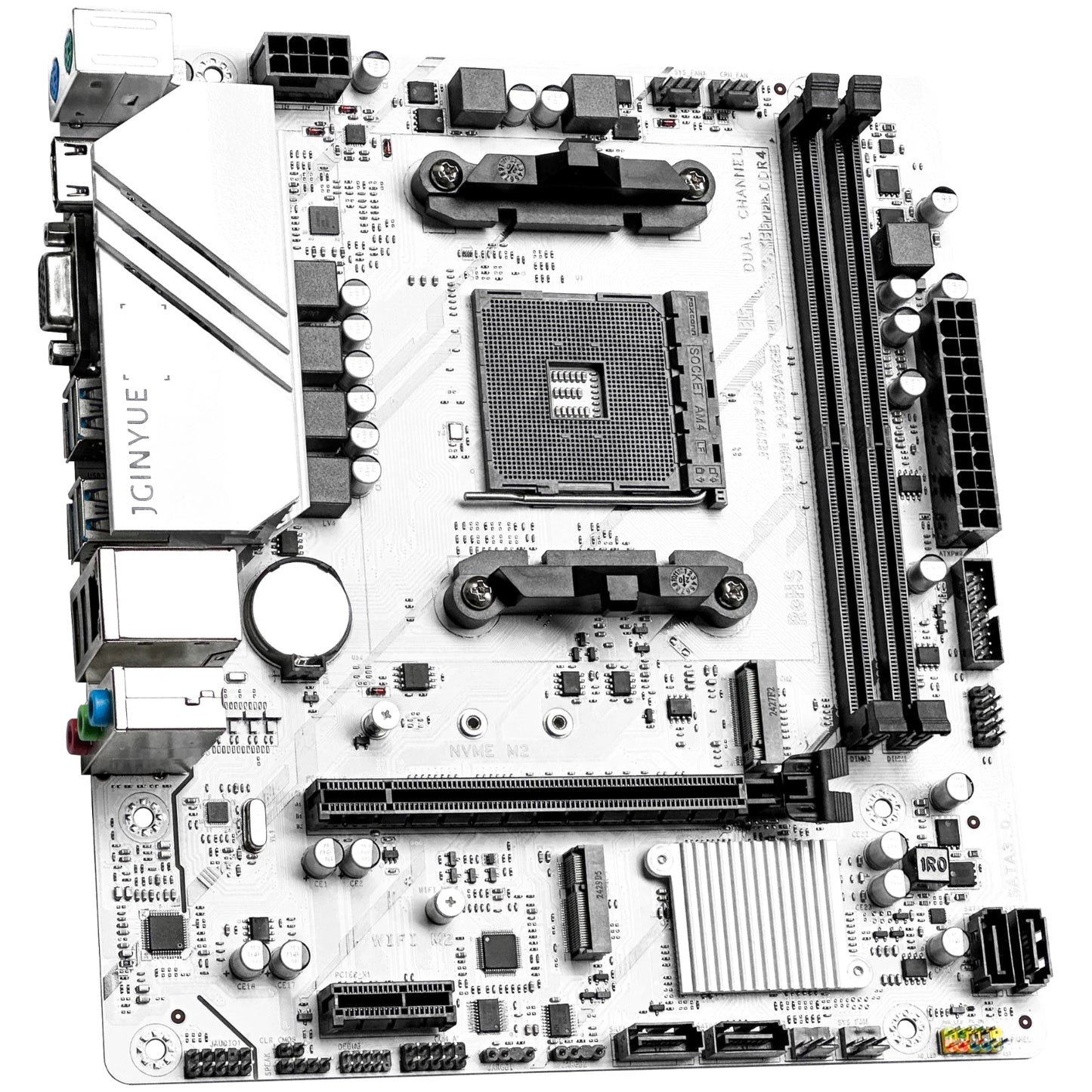JGINYUE B350M PLUS ARGB Motherboard AMD Ryzen AM4 Socket DDR4