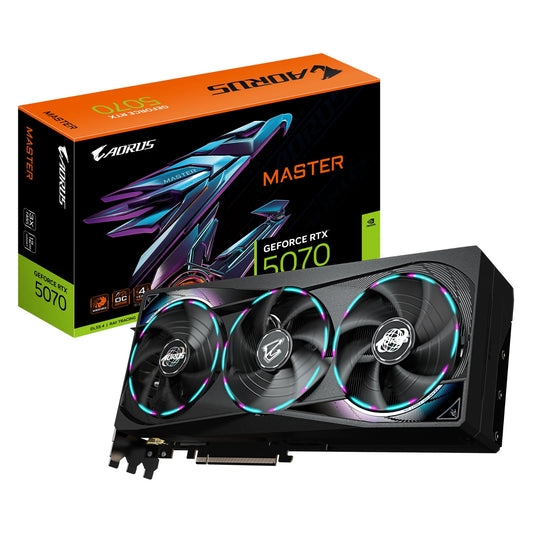 RTX 5070 12GB Graphics card Nvidia GeForce Ray tracing VR Gigabyte AORUS MASTER