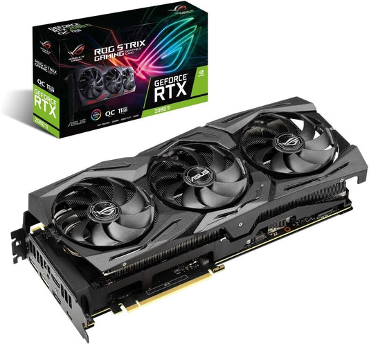 RTX 2080 Ti 11GB Nvidia GeForce ASUS ROG Strix OC Graphics card (Used)