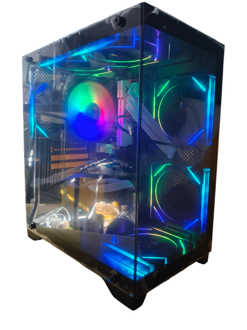 Gaming PC AMD Ryzen 7800X3D 7500F 5700X i7 Windows 11 Pro SSD WiFi No GPU - GPU Hub