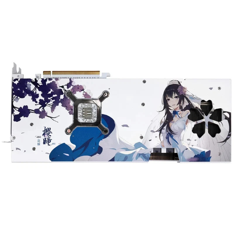 RX 7800 XT 16GB Graphics card AMD Radeon Ray tracing VR FSR Yeston Sakura Hitomi (Used)