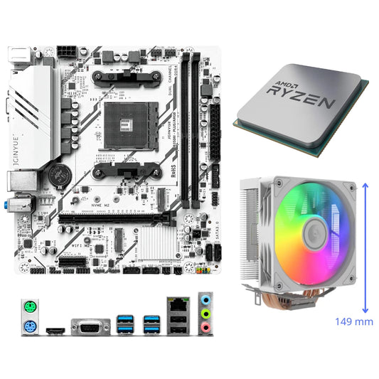 AMD Ryzen 5900X 5800X 5700X3D 5700X 5600X 5500 AM4 motherboard Bundle