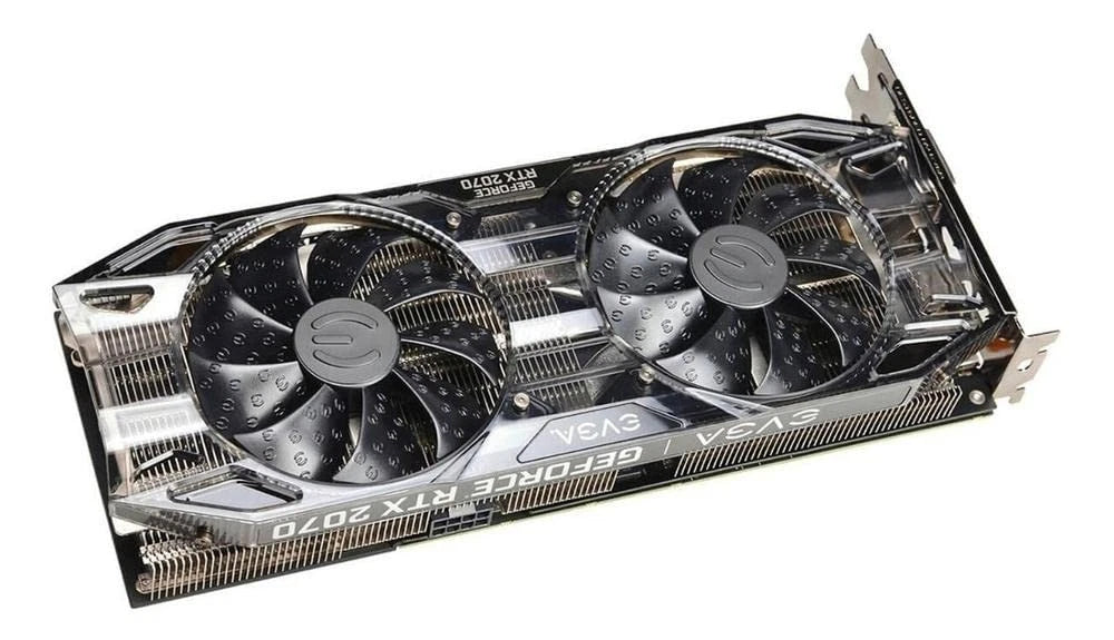 RTX 2070 8GB Graphics card Nvidia GeForce Ray tracing VR DLSS EVGA Black (Used) - GPU Hub