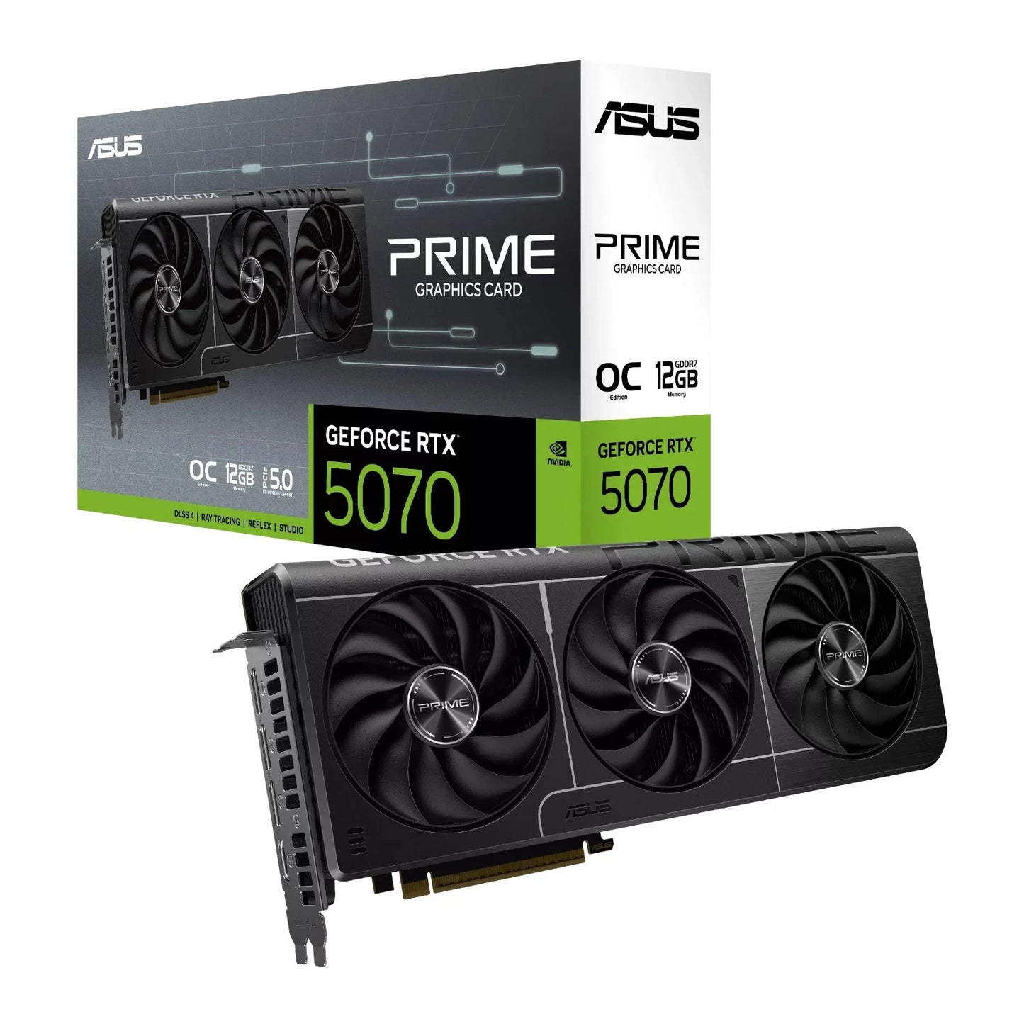RTX 5070 12GB Graphics card Nvidia GeForce Ray tracing VR DLSS ASUS PRIME OC (opened never used)