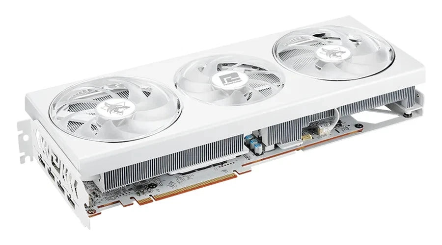 RX 7800 XT 16GB Graphics card AMD Radeon Gaming GPU PowerColor Spectral White (Used)