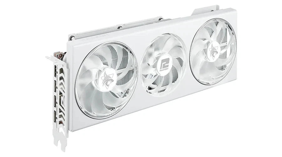RX 7800 XT 16GB Graphics card AMD Radeon Gaming GPU PowerColor Spectral White (Used)