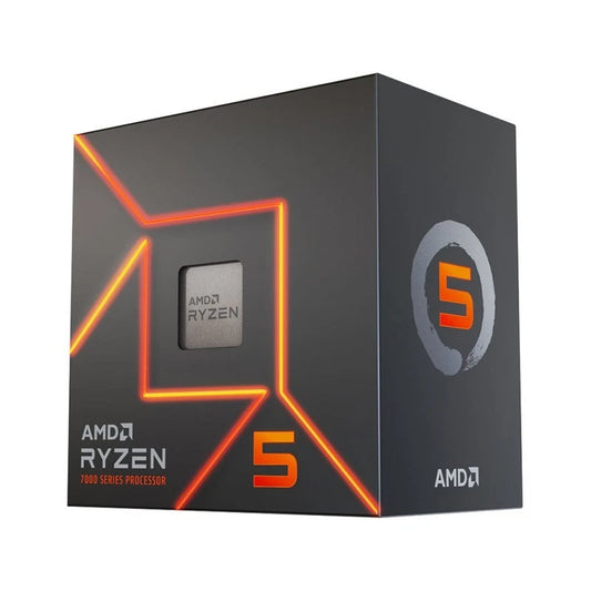 AMD Ryzen 5 7500F CPU AM5 Zen 4 Boxed AMD Wraith Stealth Cooler Included