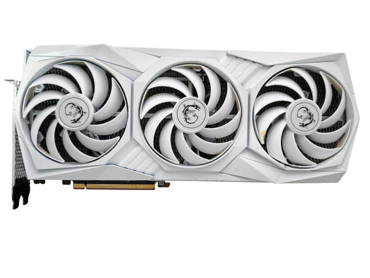 RX 6800 XT 16GB Graphics card AMD Radeon Gaming MSI Gaming TRIO Custom White (Used) - GPU Hub