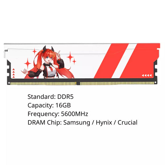 DDR5 RAM 16GB 5600Mhz DDR5-5600 PC5-44800 Memory SDRAM (New) - GPU Hub