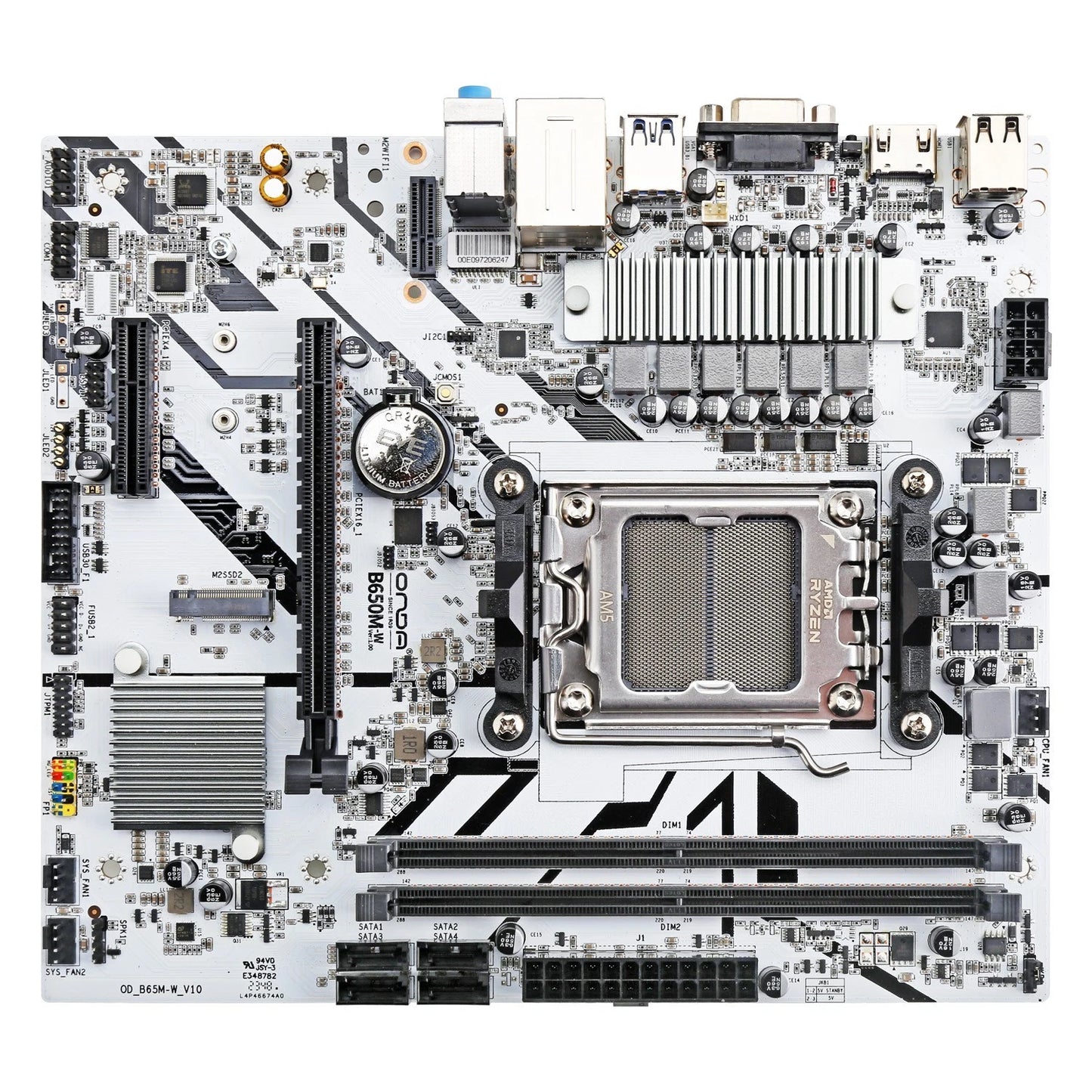 ONDA B650M-W Motherboard AMD Ryzen AM5 Socket DDR5 MATX RGB